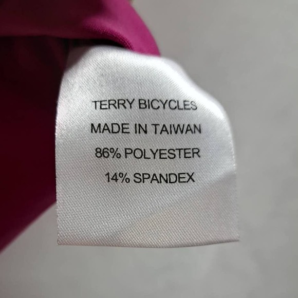 Terry Bicycles Tee Shirt Magenta Short Sleeve Cycling Activewear Womens Sm. - Picture 5 of 6